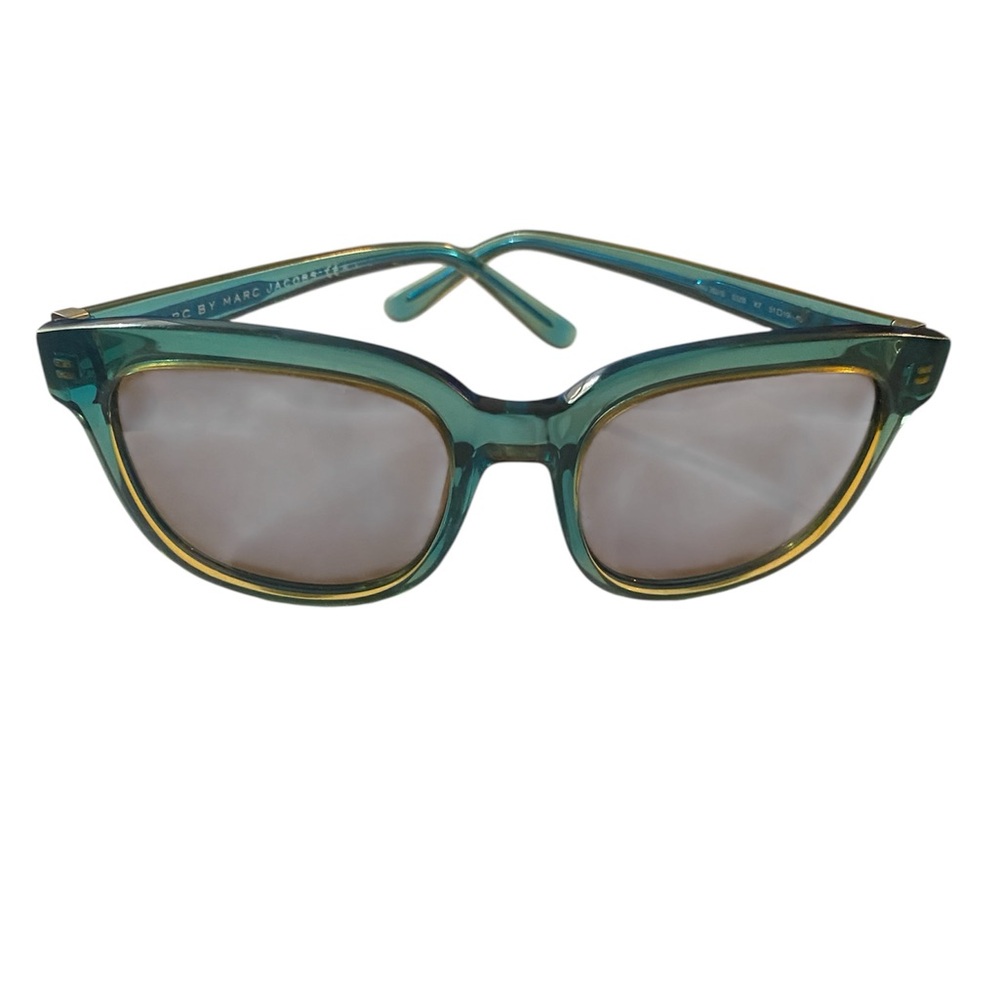 Marc By Marc Jacobs Teal and Gold Sunglasses